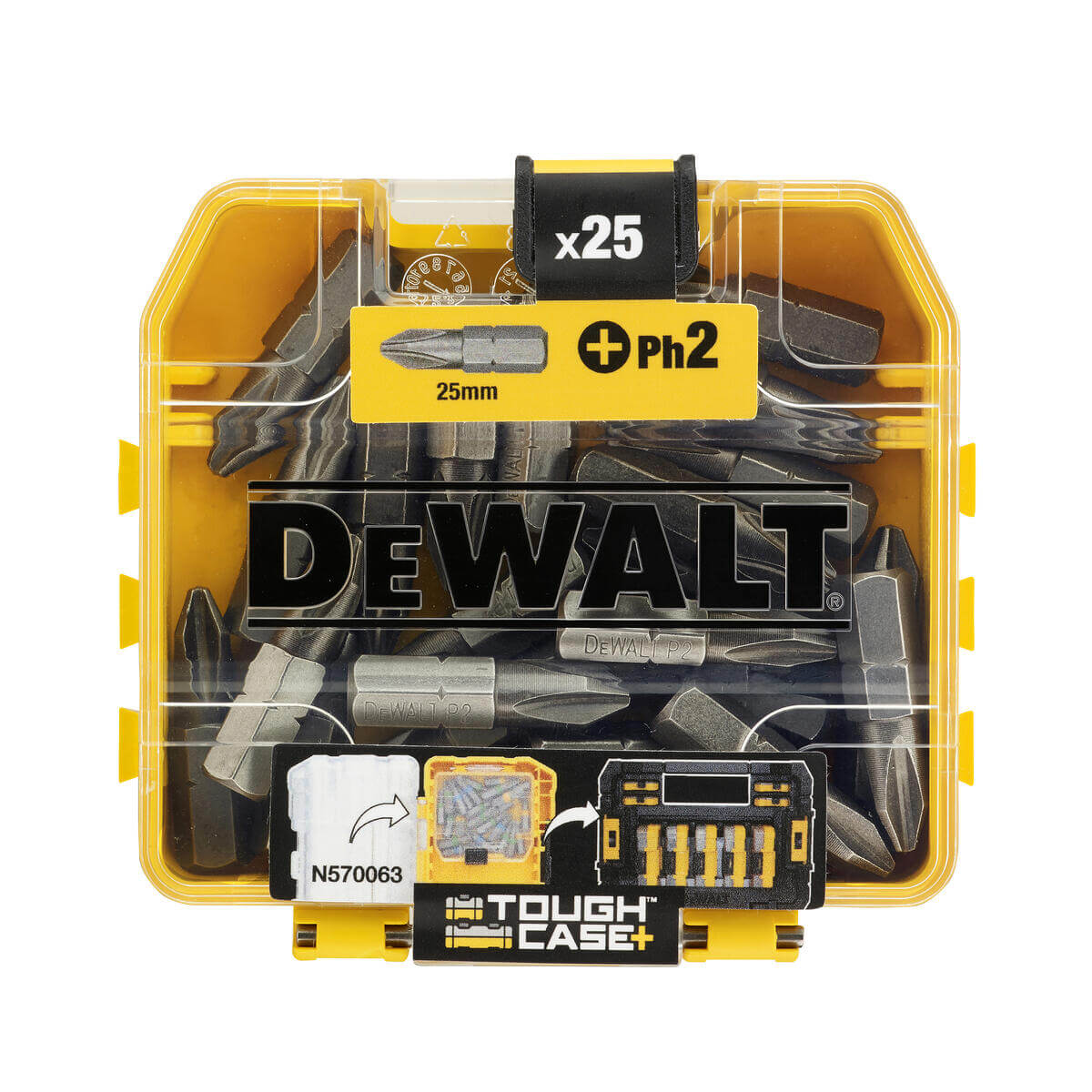 Біта DeWALT, Philips, Ph2, L = 25 мм, 1 шт DT71522_1