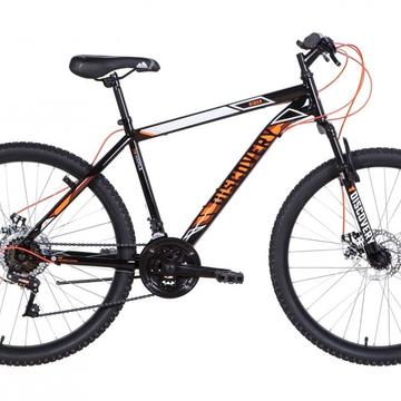 Велосипед ST 26 Discovery RIDER AM DD  рама-18 черно-оранжевый    2021 OPS-DIS-26-423