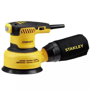 Шліфмашина ексцентрикова STANLEY, 300 Вт, 125 мм, 13000 об/хв, амплітуда 2.5 мм, вага 1.4 кг SS30
