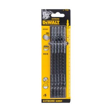 Полотно пильне DeWALT для деревини, швидке, грубе розпилювання, загальна довжина 180 мм, робоча довжина 155 мм, відстань між зубами 4 мм, матеріал застосування - товсті деревяні дошки, макс. глибина пропилу 120 мм, для лобзикових пил, упаковка 5 шт DT2167