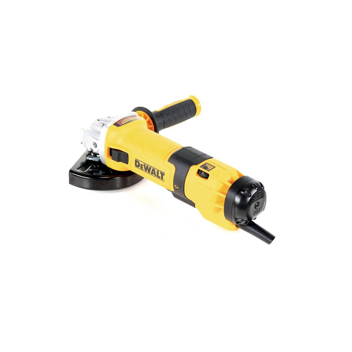 Шліфмашина кутова мережева DeWALT, 1500 Вт, d=125 мм, 2800-10000 об/хв, вага 2.5 кг DWE4257