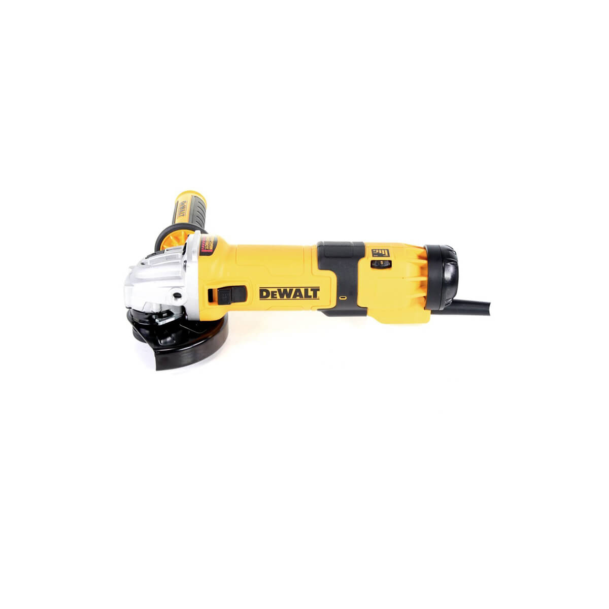 Шліфмашина кутова мережева DeWALT, 1500 Вт, d=125 мм, 2800-10000 об/хв, вага 2.5 кг DWE4257