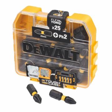 Набір біт DeWALT, EFT, Phillips, Ph2, L = 25 мм, 25 шт, кейс DT70555T