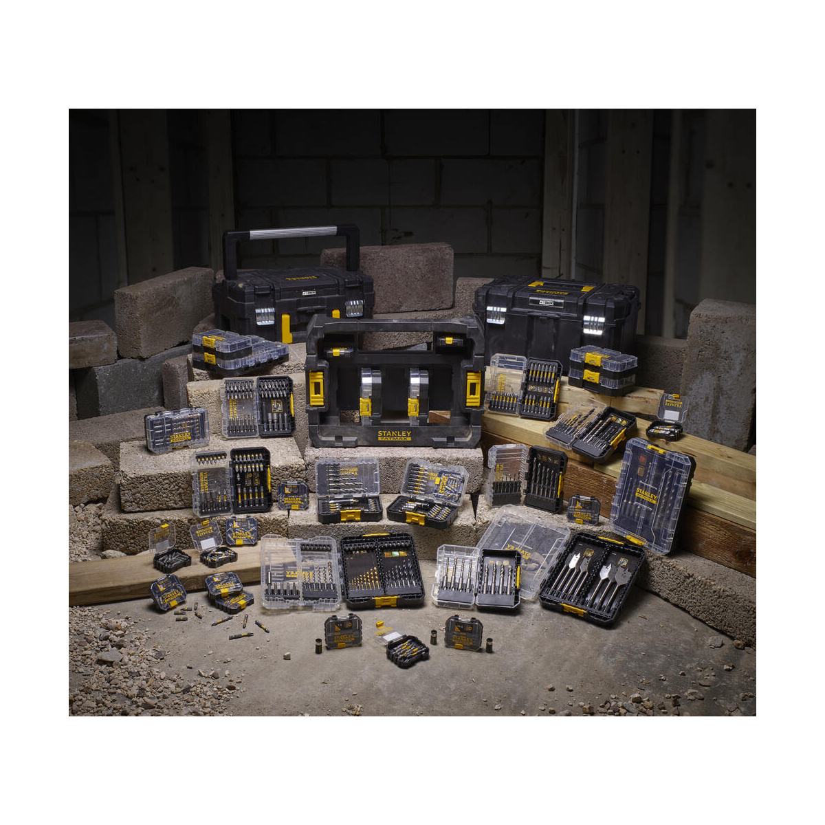 Набір біт STANLEY FatMax, Torx, T20, L=25 мм, 20 шт, пластиковий кейс STA88570