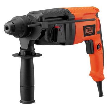 Перфоратор мережевий BLACK+DECKER, SDS-Plus, 800 Вт, 3 Дж, 0-5200 уд/хв,0-1050 об/мин, валіза, вага  кг BDHR26KR