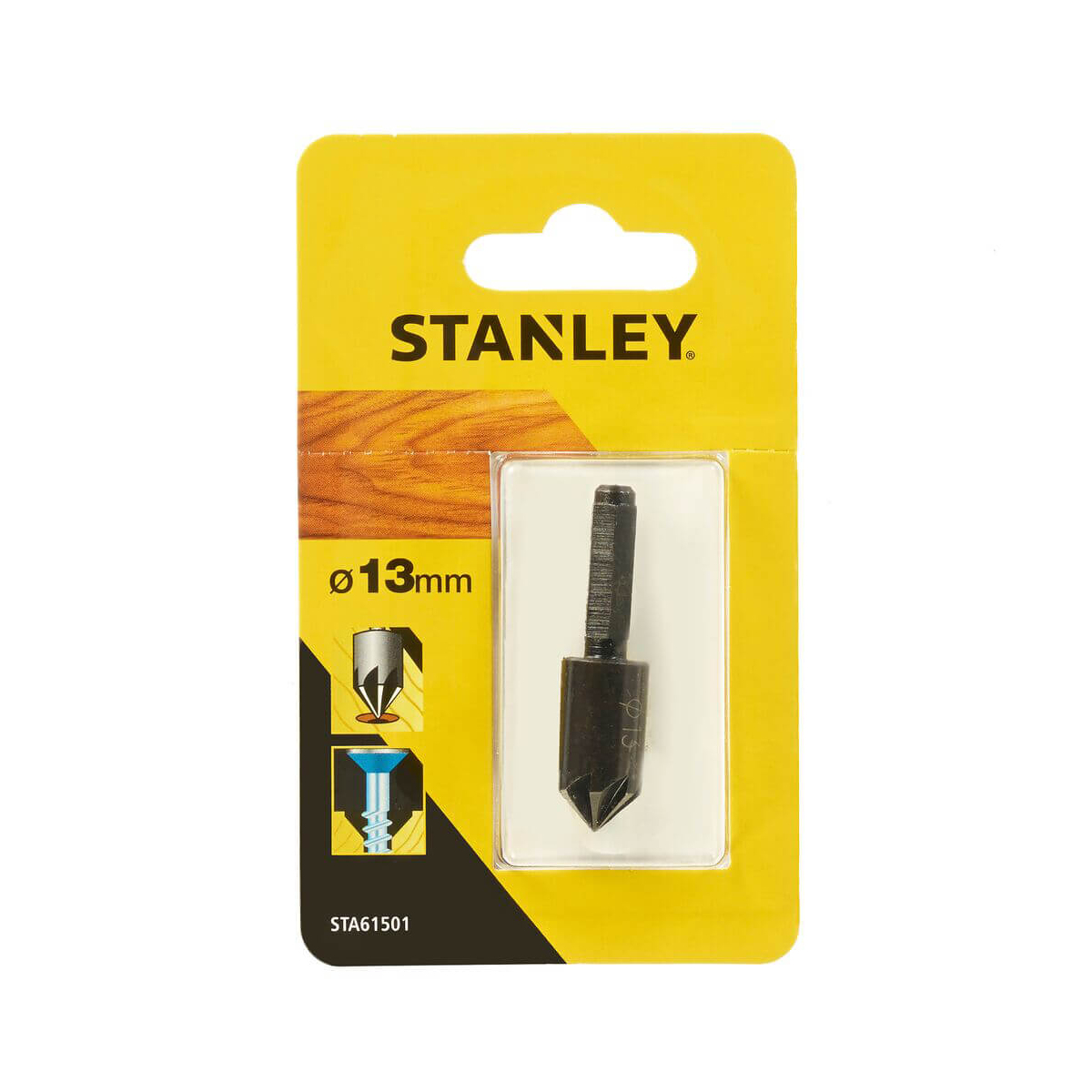Зенкери по деревині (шестигранні) STANLEY, діаметр 13 мм STA61501