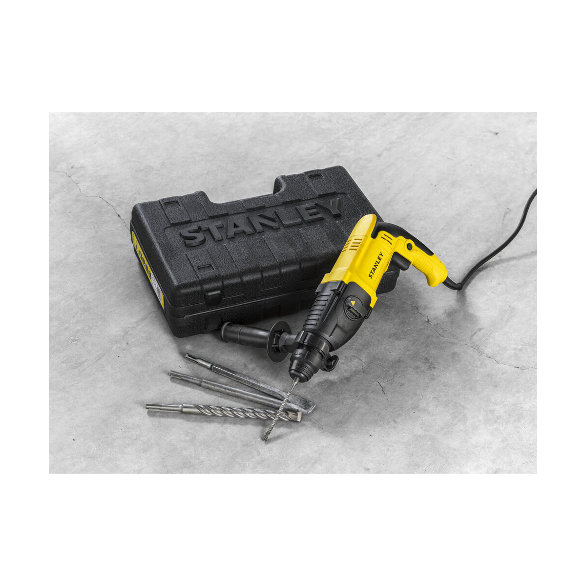 Перфоратор мережевий STANLEY : SDS+, P= 800 Вт. J=3,4 Дж. 3 режими, арт. SHR263K-RU (шт.)