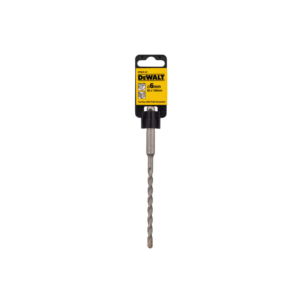 Бур DeWALT SDS-Plus,  6x92x160мм DT9635